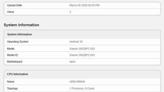 Poco X8 Pro Max с Dimensity 9500s появился в Geekbench, производительность раскрыта