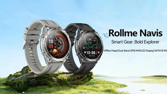 Rollme представила умные часы Navis с двухдиапазонным GPS, офлайн-картами и защитой от воды на 50 метров