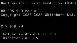 DR DOS 9.0 вышла в бета-тестирование: современная реализация классической ОС спустя 38 лет