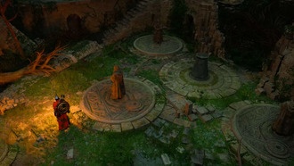 Как решить головоломку со статуями в Золотых равнинах в Crimson Desert