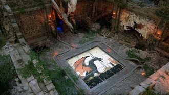 Решение головоломки с драконом в Глубоком Тумане в Crimson Desert