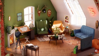 Hozy: Полное руководство по дизайну интерьеров и расслабляющему геймплею