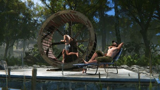 В Rust добавили водяные колёса, которые можно крутить вручную или с помощью пленных игроков