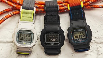 Casio представила в США новые часы G-Shock с эластичными тканевыми ремешками и магнитными застёжками