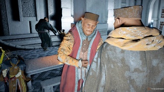 Ответы на вопросы стюарда в квесте «Противоречие» в Crimson Desert