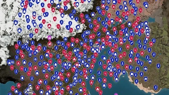 Полная интерактивная карта Soulmask: все локации, враги и добыча с фильтрами