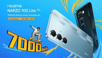 Realme Narzo 100 Lite 5G с аккумулятором 7000 мАч и экраном 144 Гц представят 14 апреля