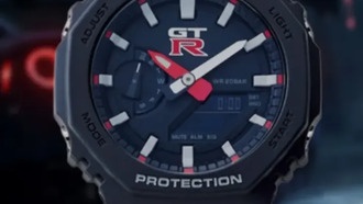 Casio представила G-Shock GA-2100 в лимитированной версии Nissan GT-R