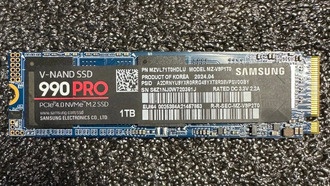 На рынке появились поддельные SSD Samsung 990 Pro, компания предупреждает покупателей