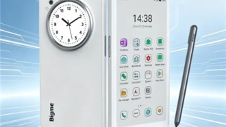 BigMe представила смартфон с двумя экранами: цветной электронной бумагой спереди и круглым дисплеем сзади