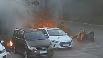 Мужчина поджёг тополиный пух: огонь мгновенно перекинулся на припаркованный автомобиль — нарушитель привлечён к ответственности