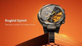 Rogbid SpinX: умные часы с оптическим колесиком, мощным фонариком и батареей на 1100 мА·ч