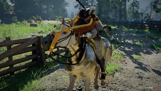 Как пройти испытание Гран-при «Тёмные копыта» в Crimson Desert