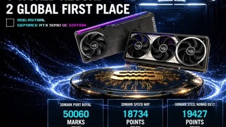 ROG Nox RTX 5090 с воздушным охлаждением побила три мировых рекорда в 3DMark