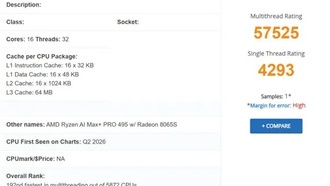 AMD представила флагманский APU Gorgon Halo: 16 ядер Zen5, 192 ГБ памяти и новая графика Radeon 8065S