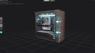 Сайт для сборки ПК BuildCores получил 3D-визуализацию воздушного потока: собрал цифровой ПК за $70 000
