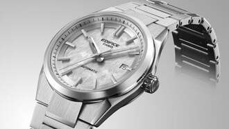 Casio представила в США новые автоматические часы Edifice EFK110D из нержавеющей стали