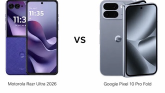 Сравнение Motorola Razr Ultra 2026 и Google Pixel 10 Pro Fold: какой складной смартфон лучше?