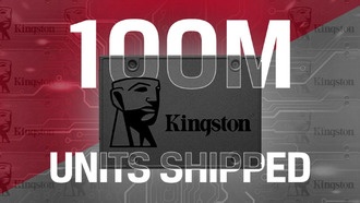 Компания Kingston объявила о поставке 100 миллионов накопителей A400 SATA SSD