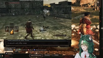 «Это Temu Google Stadia»: Vtuber показала инструмент для «backseat gaming» во время первой игры в Dark Souls 2