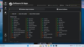 Windows 11: новая утилита позволяет удалить все предустановленные приложения одним кликом