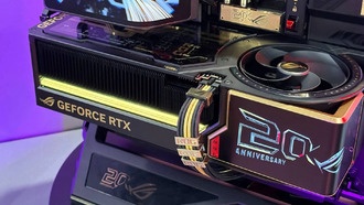 Asus представила «монструозную» юбилейную ROG Astral GeForce RTX 5090 Edition 20 с изогнутым AMOLED-экраном