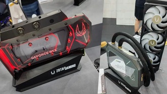 Zotac показала два прототипа RTX 5080 с жидкостным охлаждением