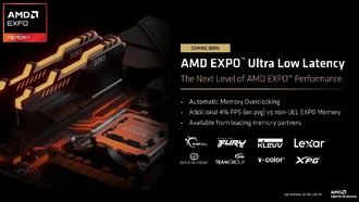 Производители начали добавлять поддержку AMD EXPO Ultra-Low Latency в материнские платы 600-й серии