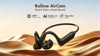 Rollme представила гарнитуру AirCam с 8-МП камерой, ИИ-переводом и распознаванием объектов