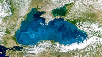 NASA показало, как Черное море из космоса превращается в бирюзовое