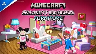 Minecraft получил дополнение с мебелью Hello Kitty and Friends