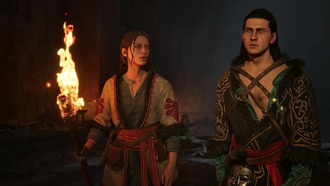 В прологе The Blood of Dawnwalker нашли забавный артефакт с надписью «НЕ ИСПОЛЬЗОВАТЬ ЭТОТ РЕСУРС!»